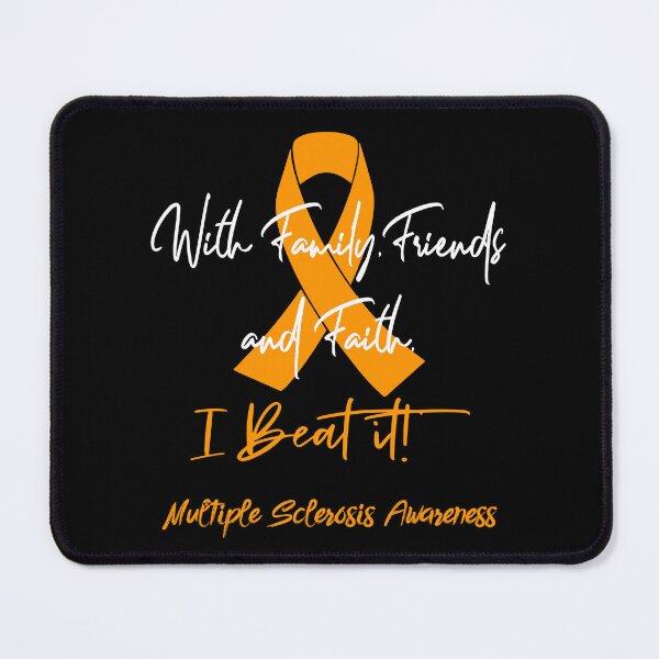 Item preview, Multiple Sclerosis Warrior - With Family, Friends, and Faith - I BEAT IT! designed and sold by Robbsyn.