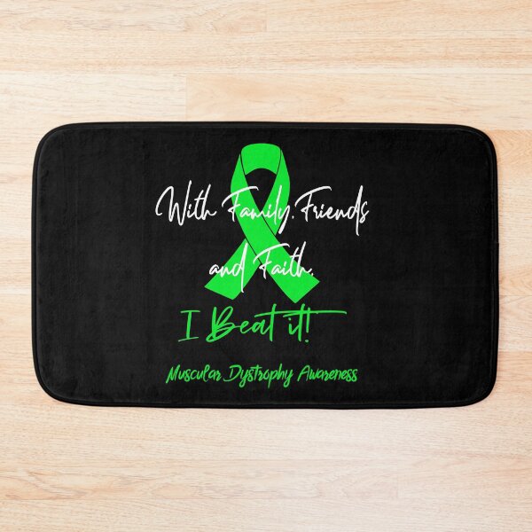 Item preview, Muscular Dystrophy Warrior - With Family, Friends, and Faith - I BEAT IT! designed and sold by Robbsyn.