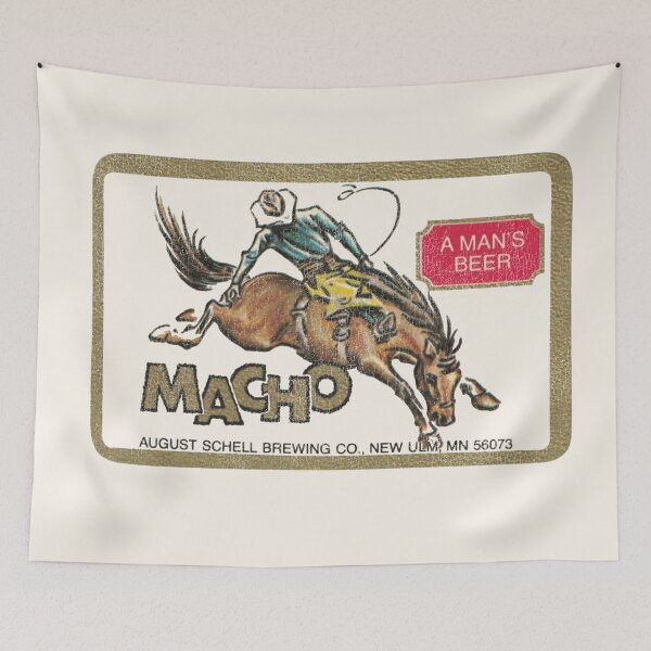 Item preview, Macho Beer Retro Defunct Breweriana  designed and sold by ourkid.