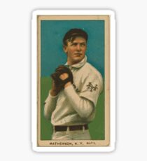 Benjamin K Edwards Collection Christy Mathewson New York Giants baseball card portrait 002 Sticker