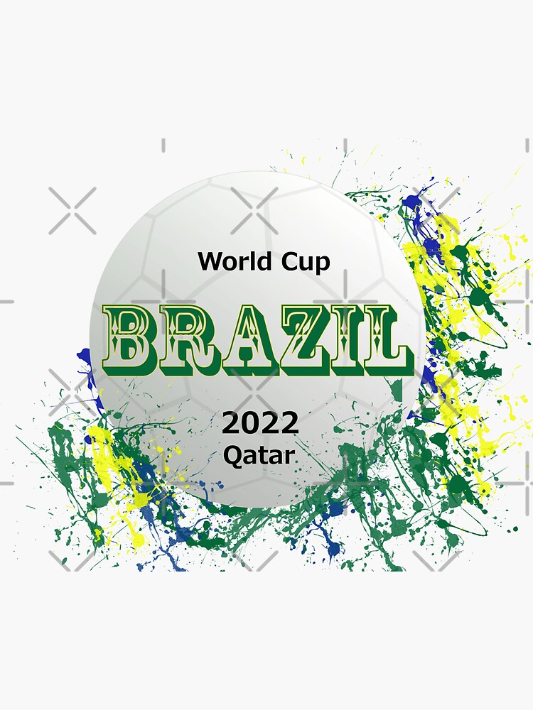 Fifa World Cup 2022 Brazil Sticker For Sale By Kenuli Redbubble