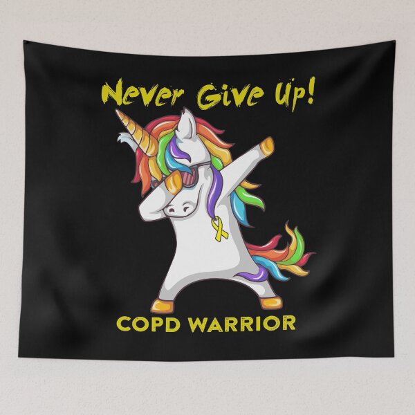 Item preview, COPD Warrior - Never Give Up! - Support COPD Warrior Gifts designed and sold by whlrcheryl.