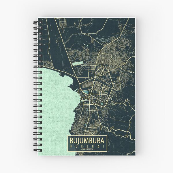 Item preview, Bujumbura City Map of Burundi - Summer designed and sold by deMAP.
