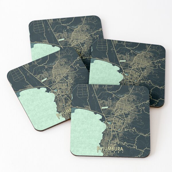 Item preview, Bujumbura City Map of Burundi - Summer designed and sold by deMAP.