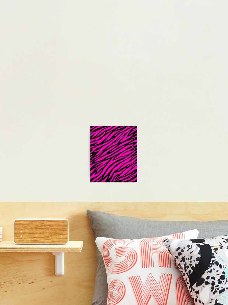 Mcbling Aesthetic Pink Zebra Print Pet Mat for Sale by