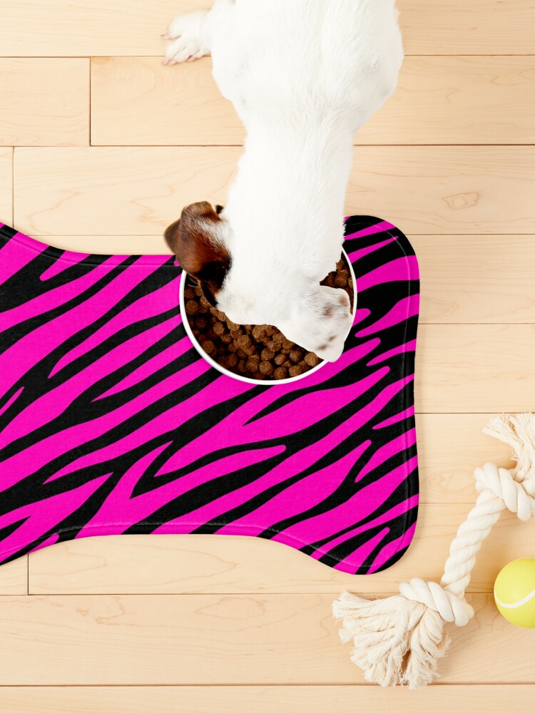 Mcbling Aesthetic Pink Zebra Print Pet Mat for Sale by