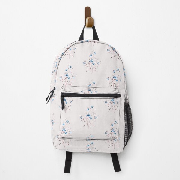 Aperçu de l'œuvre Fleur de campanule, Illustration alternative - Rose bleue et rouge créée et vendue par DaphneKstudio .