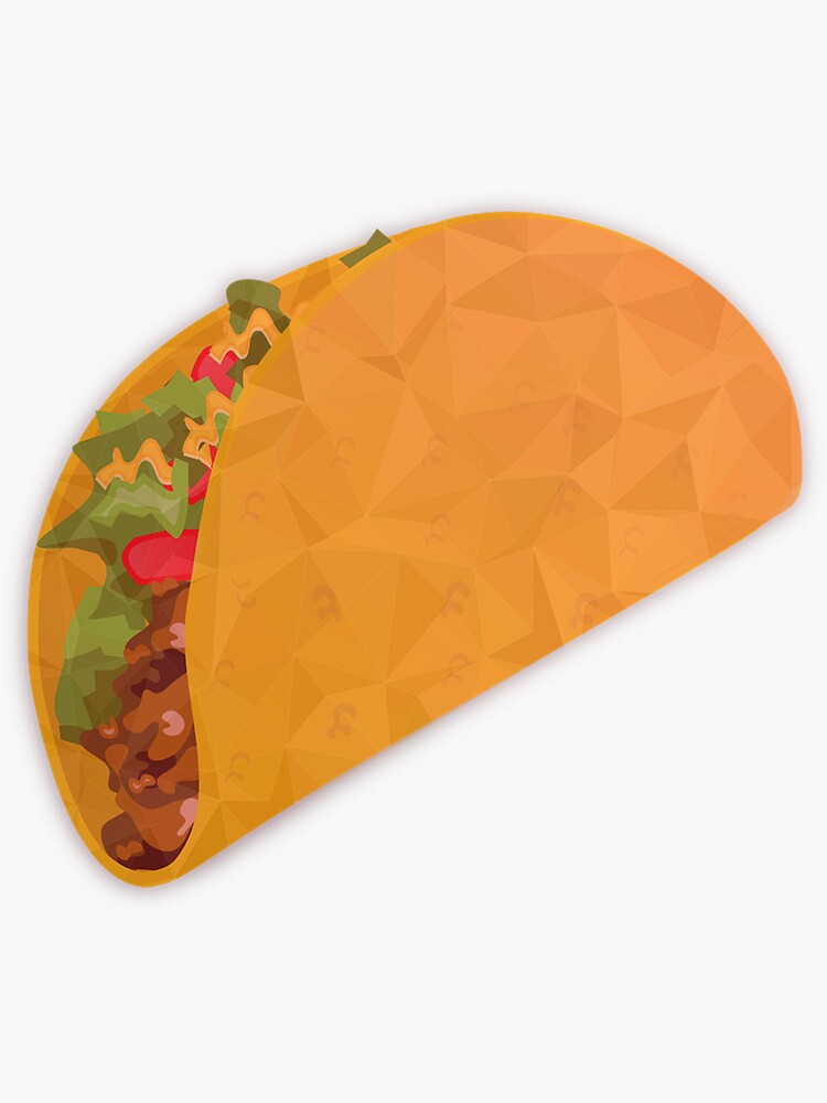 "Taco Tacos Food mexican Foods nutrition" Sticker for Sale by