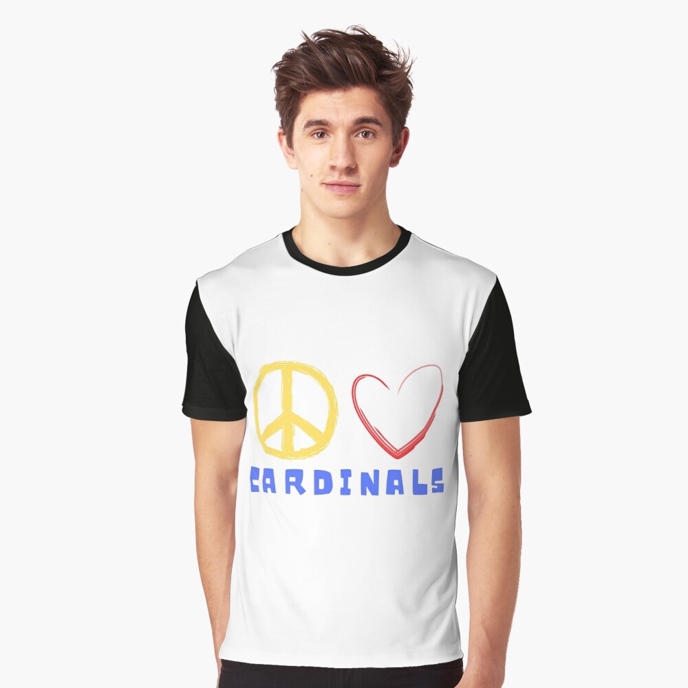 Peace Love Cardinals T-Shirt - Kingteeshop