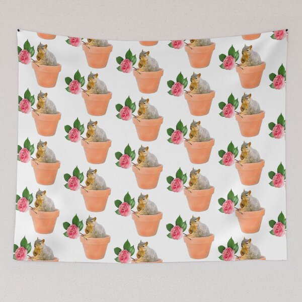 Item preview, Flowerpot Squirrel designed and sold by catsclips.