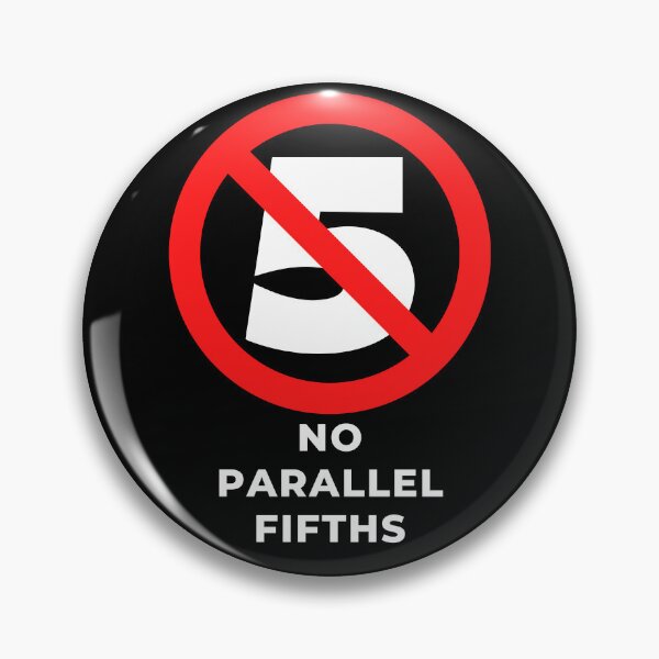 Item preview, NO PARALLEL FIFTHS designed and sold by Musicianst0re.