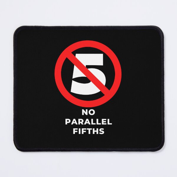 Item preview, NO PARALLEL FIFTHS designed and sold by Musicianst0re.