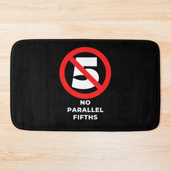 Item preview, NO PARALLEL FIFTHS designed and sold by Musicianst0re.