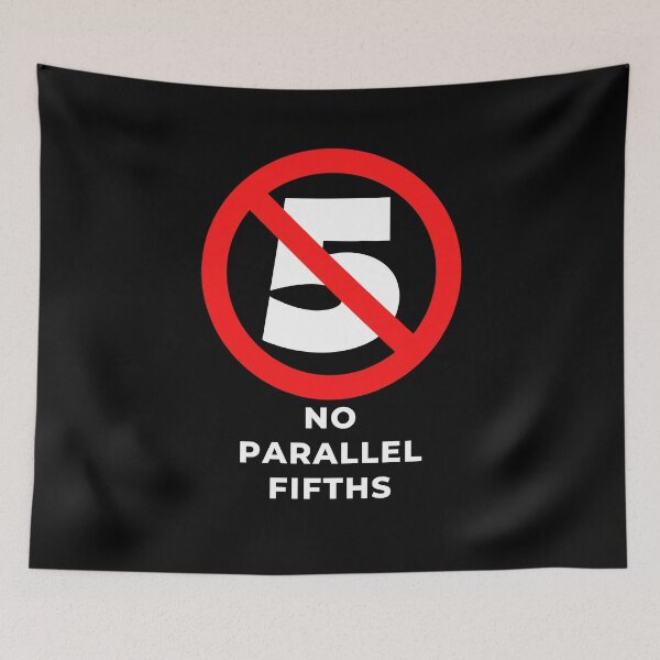 Item preview, NO PARALLEL FIFTHS designed and sold by Musicianst0re.