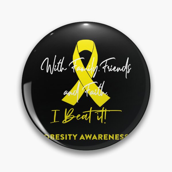 Item preview, Obesity Warrior - With Family, Friends, and Faith - I BEAT IT! designed and sold by Robbsyn.