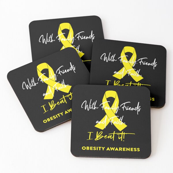 Item preview, Obesity Warrior - With Family, Friends, and Faith - I BEAT IT! designed and sold by Robbsyn.