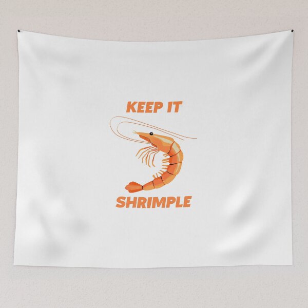 Item preview, Keep it Shrimple designed and sold by DOOSKY M.