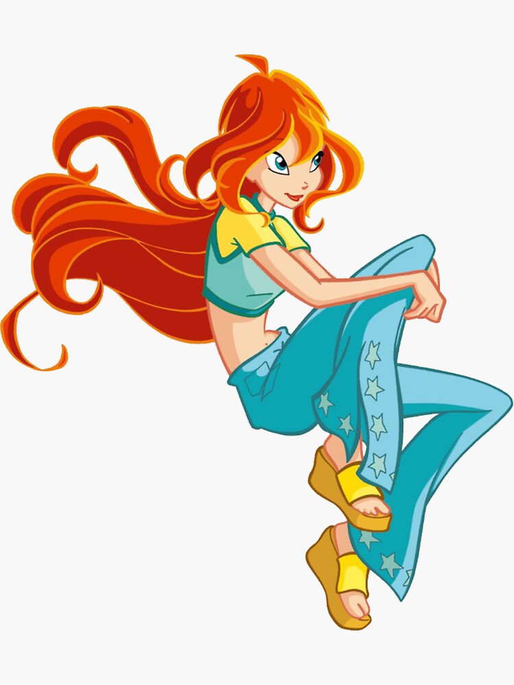 Bloom - Winx Club Character Sticker for Sale by mavendesigner