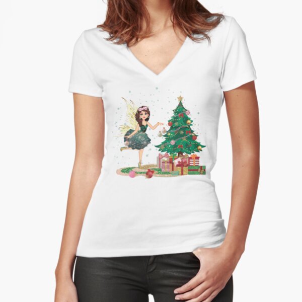 Fitted V-Neck T-Shirt