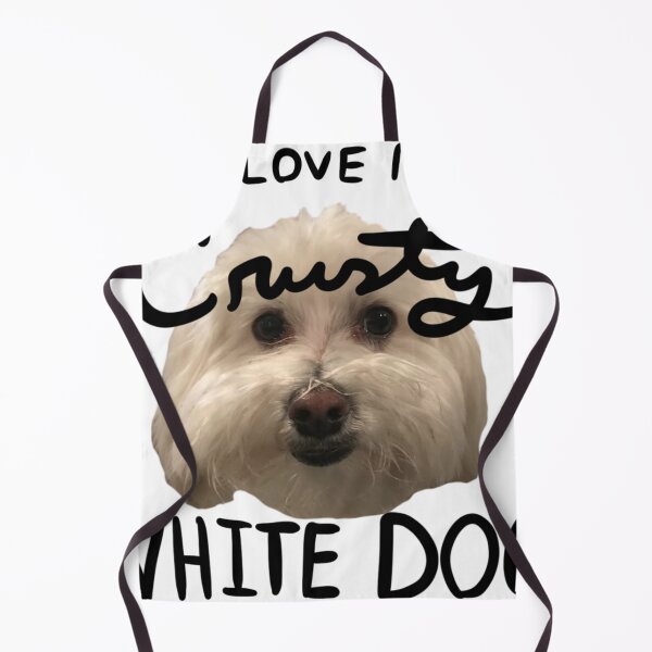 Item preview, Crusty white dog designed and sold by CarsonsCanvas.