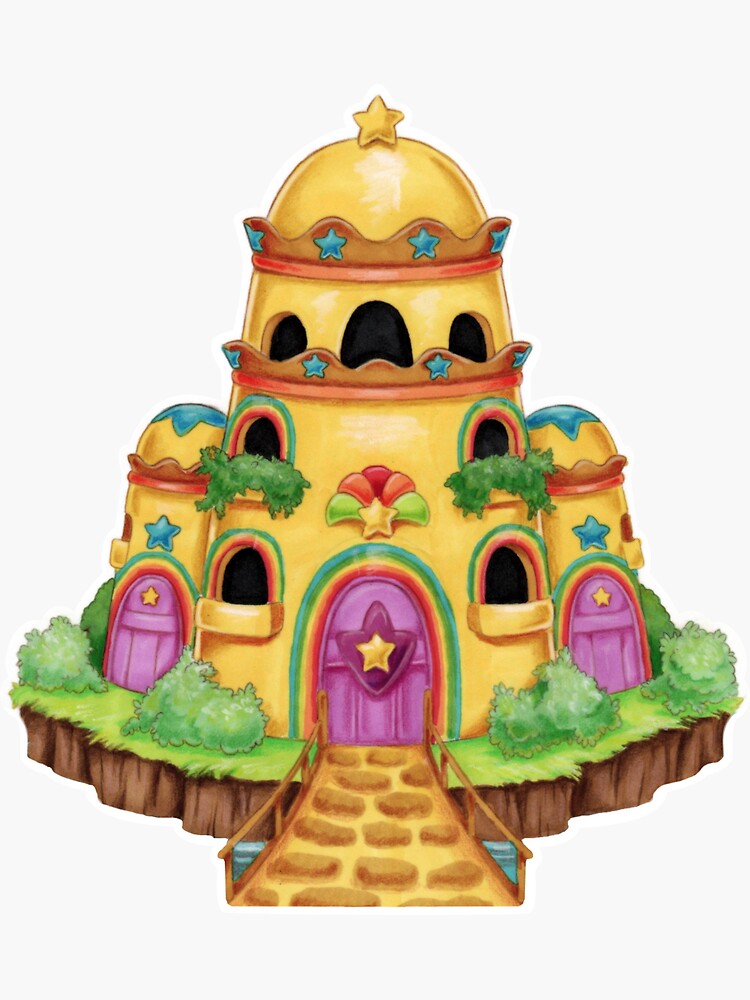 "Rainbow Land Castle" Sticker for Sale by Kathisofy Redbubble