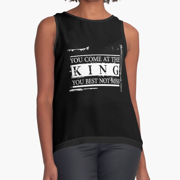 "You Come at the King, You Best Not Miss" - The Wire (Light) Sleeveless Top