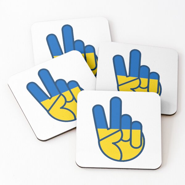 Item preview, Salty-Dog Ukraine Flag Peace Sign designed and sold by salty-dog.