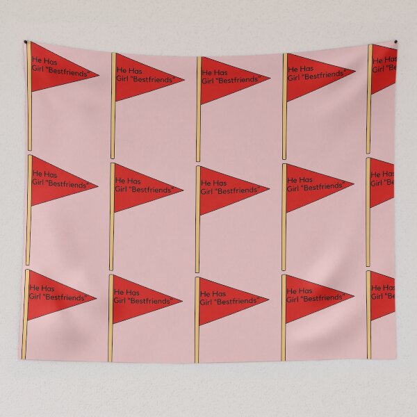 Item preview, Red Flag “Girl Bestfriends” designed and sold by Scrapbookpower.