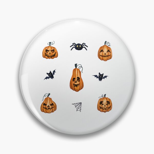 Item preview, Scary and Funny Halloween Carved Pumpkins, Bats, Spider designed and sold by silviaol.