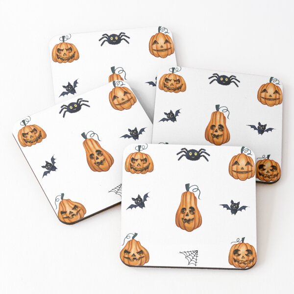Item preview, Scary and Funny Halloween Carved Pumpkins, Bats, Spider designed and sold by silviaol.
