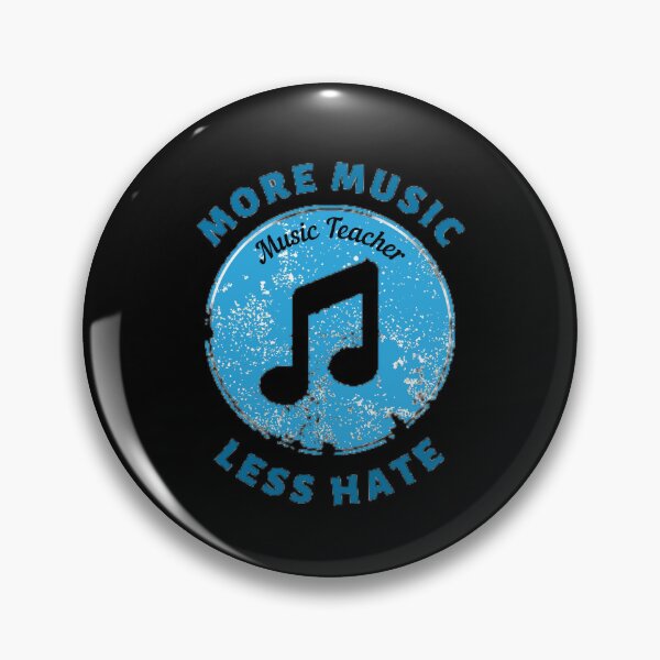 Item preview, More Music Less Hate The Best Teacher Blue Design designed and sold by BestTeacher.