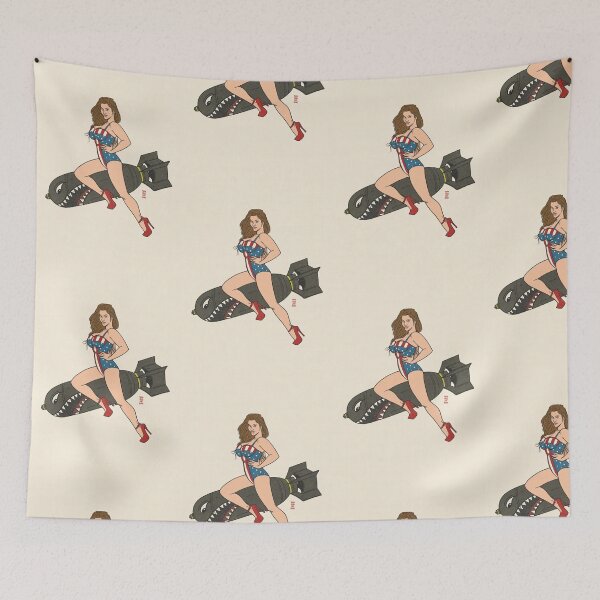 Item preview, Bombs Away (Pin-Up POSTER)  designed and sold by VillasThiagoArt.