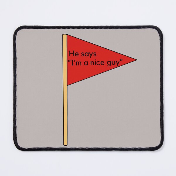 Item preview, Red Flags In Boys “Nice Guy” designed and sold by Scrapbookpower.