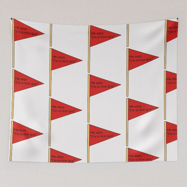 Item preview, Red Flags In Boys “Nice Guy” designed and sold by Scrapbookpower.