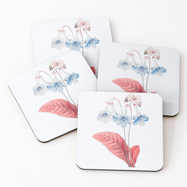 Item preview, Canterbury Flower, Alternative Illustration - Blue and Red Rose designed and sold by DaphneKstudio .