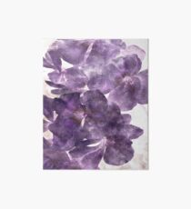 Purple Blooming Art Board