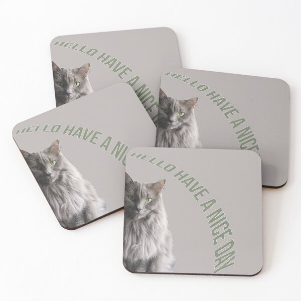 Item preview, Gray cat with green eyes designed and sold by PandLcreations.