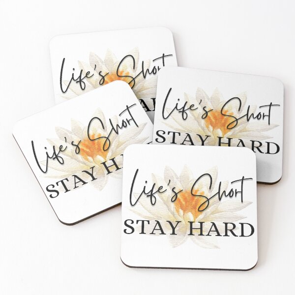 Item preview, Life's short stay hard for Men and Women designed and sold by SaritasShop.