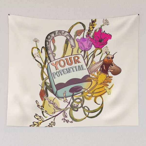 Item preview, Unlock Your Potential designed and sold by minniemorrisart.