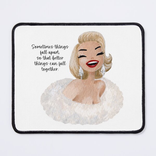Item preview, Marilyn Monroe Quote, inspirational quote designed and sold by MamaSweetea.