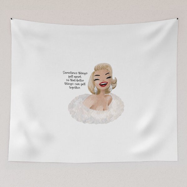 Item preview, Marilyn Monroe Quote, inspirational quote designed and sold by MamaSweetea.