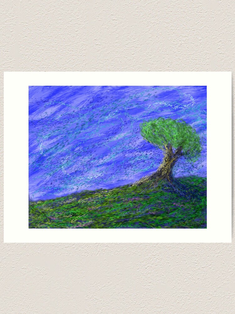 Alternate view of The Breezy Hilltop Art Print