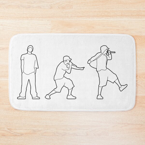 Item preview, minimal eminem silhouettes designed and sold by SimonNeedham.