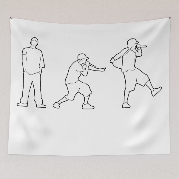 Item preview, minimal eminem silhouettes designed and sold by SimonNeedham.