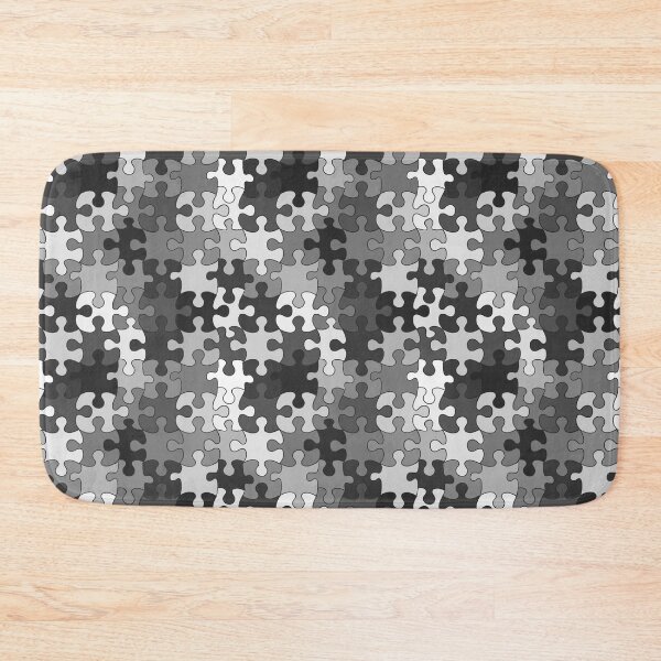 Item preview, Puzzled (Black & White) designed and sold by Art by Kendra Crae.