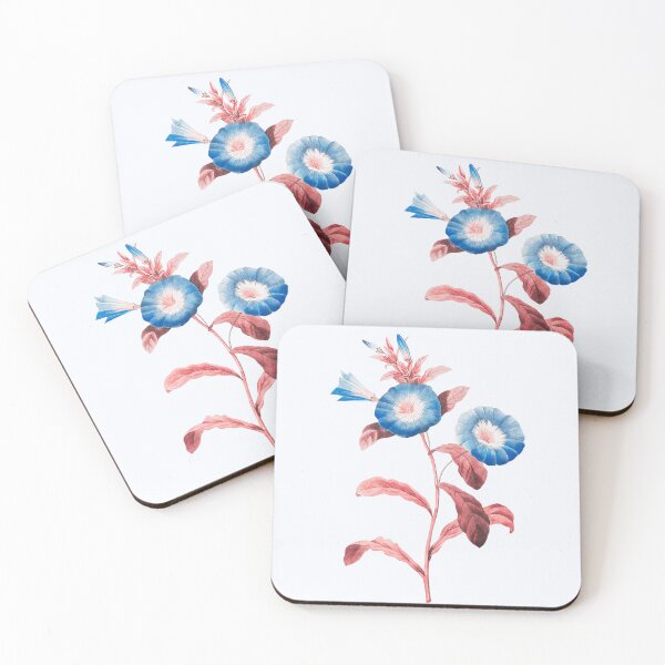 Item preview, Field Bindweed Flower, Alternative Illustration - Blue and Red Rose designed and sold by DaphneKstudio .