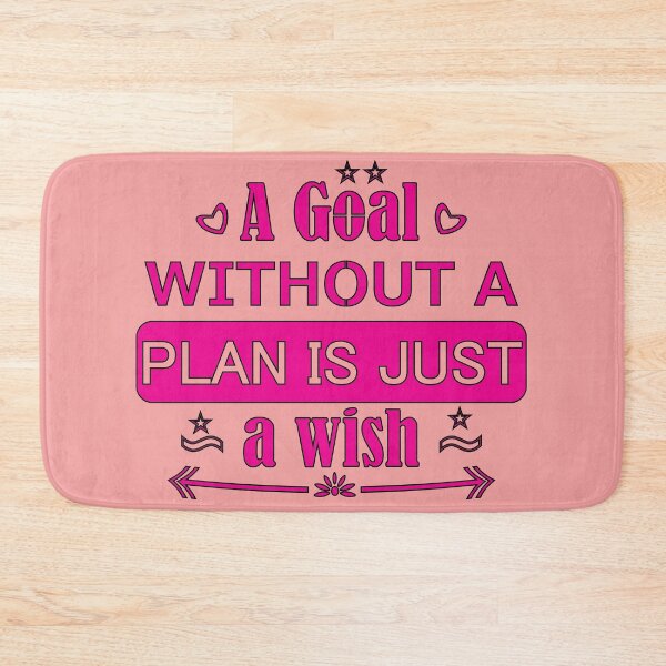 Item preview, A Goal Without A Plan Is Just A Wish  designed and sold by CadDesignerr.