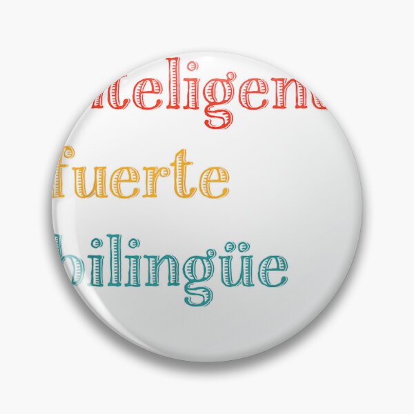 Item preview, Inteligente Fuerte Bilingue Spanish Bilingual Teacher  designed and sold by BahnGaliana.