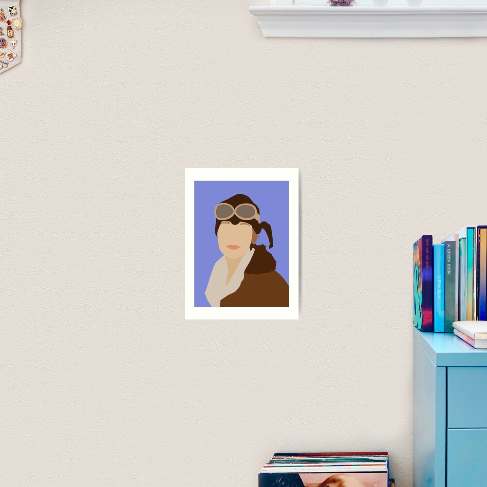 Amelia Earhart Art Print