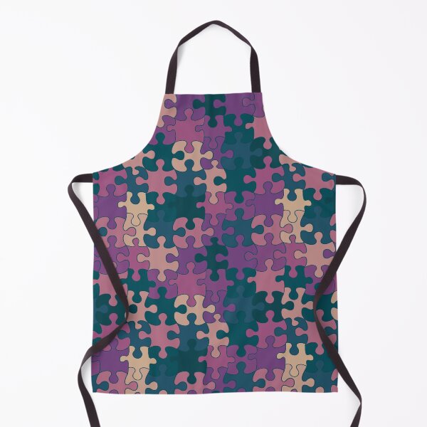 Item preview, Puzzled (Dark Teal and Magenta) designed and sold by Art by Kendra Crae.